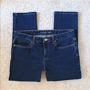 EUC MICHAEL Michael Kors Dark Wash Denim Capris